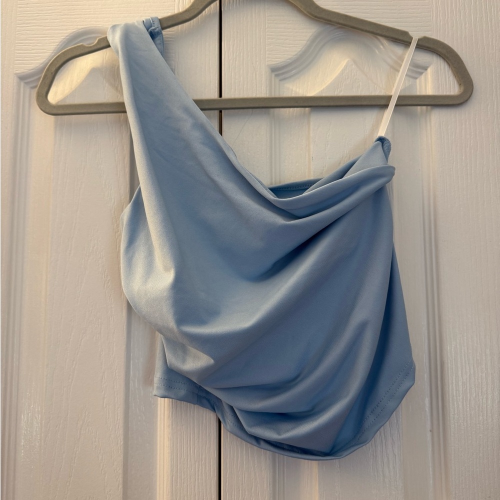 SHEIN Sky Blue Top